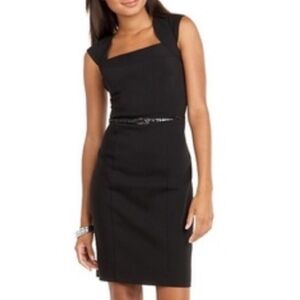 XOXO square neck bodycon bandage mididress